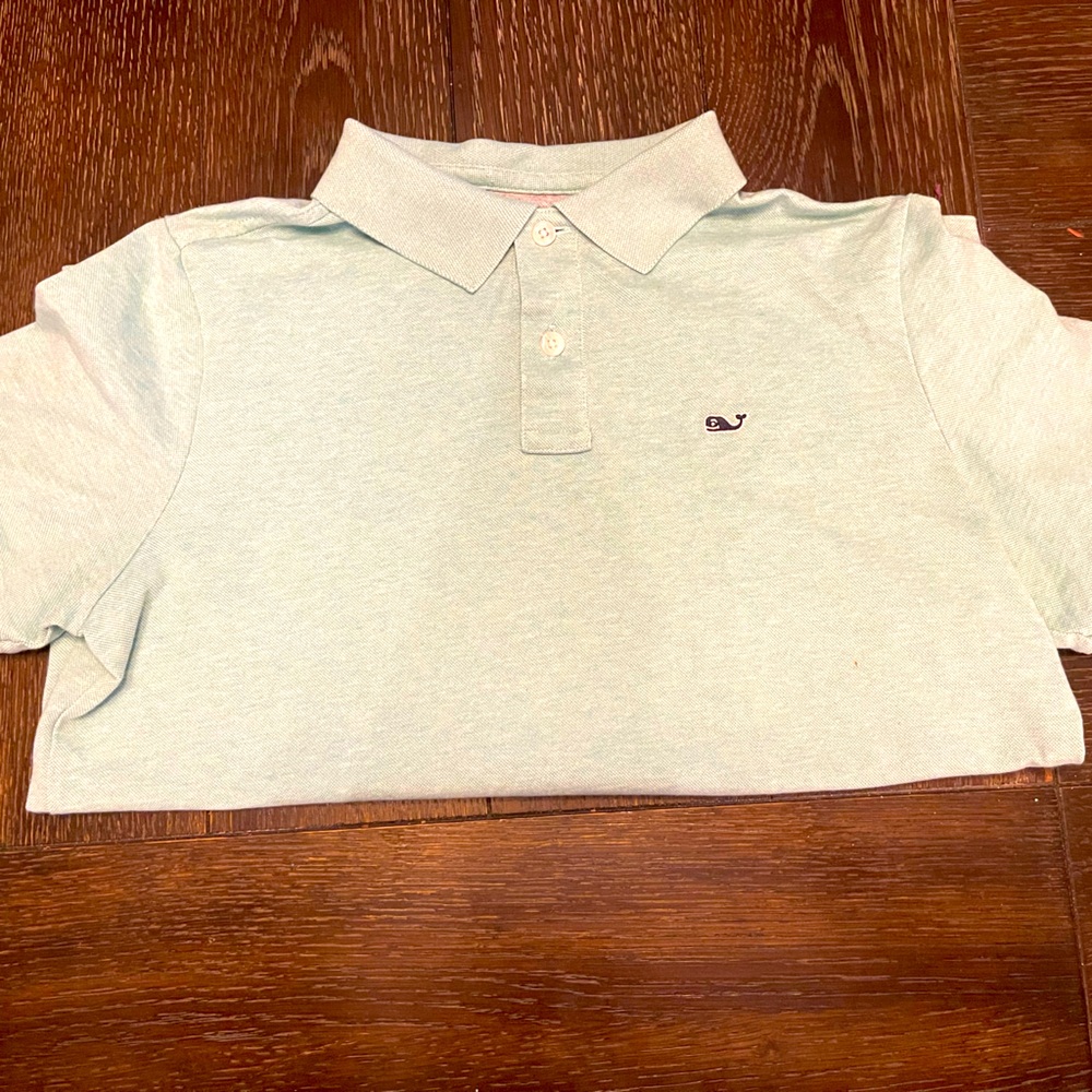 Vineyard Vines Polo Light green Size:youth Large